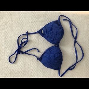 Roxy Blue Bikini Top